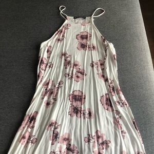 white floral brandy melville dress